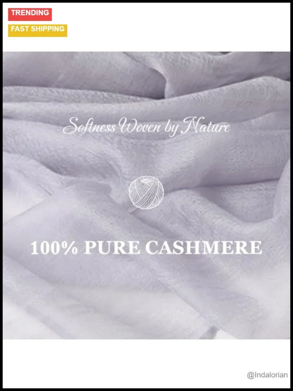 Luxury 100% Cashmere Shawl Wrap Scarf Extra Large Sheer Lightweight